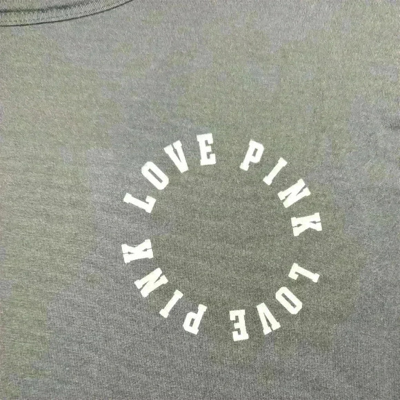 Victoria's Secret PINK Super Soft Longsleeve Tee Open Back Black Small - Picture 4 of 9